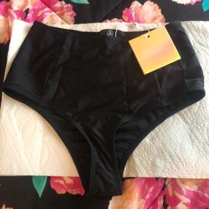 High waisted bikini bottoms